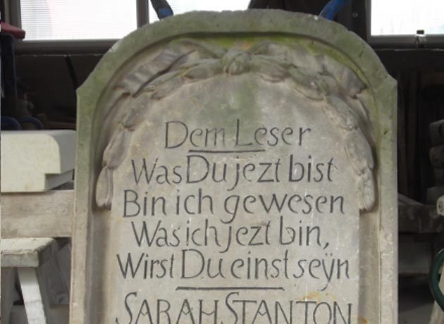 Sarah Stanton – Eine Restaurierung im “Live-Blog” Teil 1