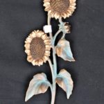 Bronzeornament Sonnenblume